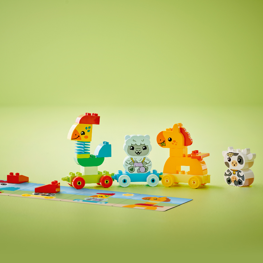 Đồ Chơi Lắp Ráp Tàu Lửa Động Vật LEGO DUPLO 10412 (19 chi tiết)