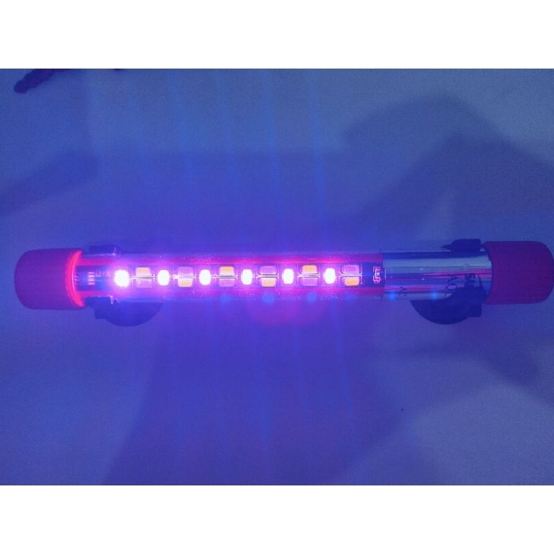 Lampu LED Celup Tanning Aquarium Aquascape SAKKAI PRO DAY NIGHT+ UVA & UVC T4 K50
