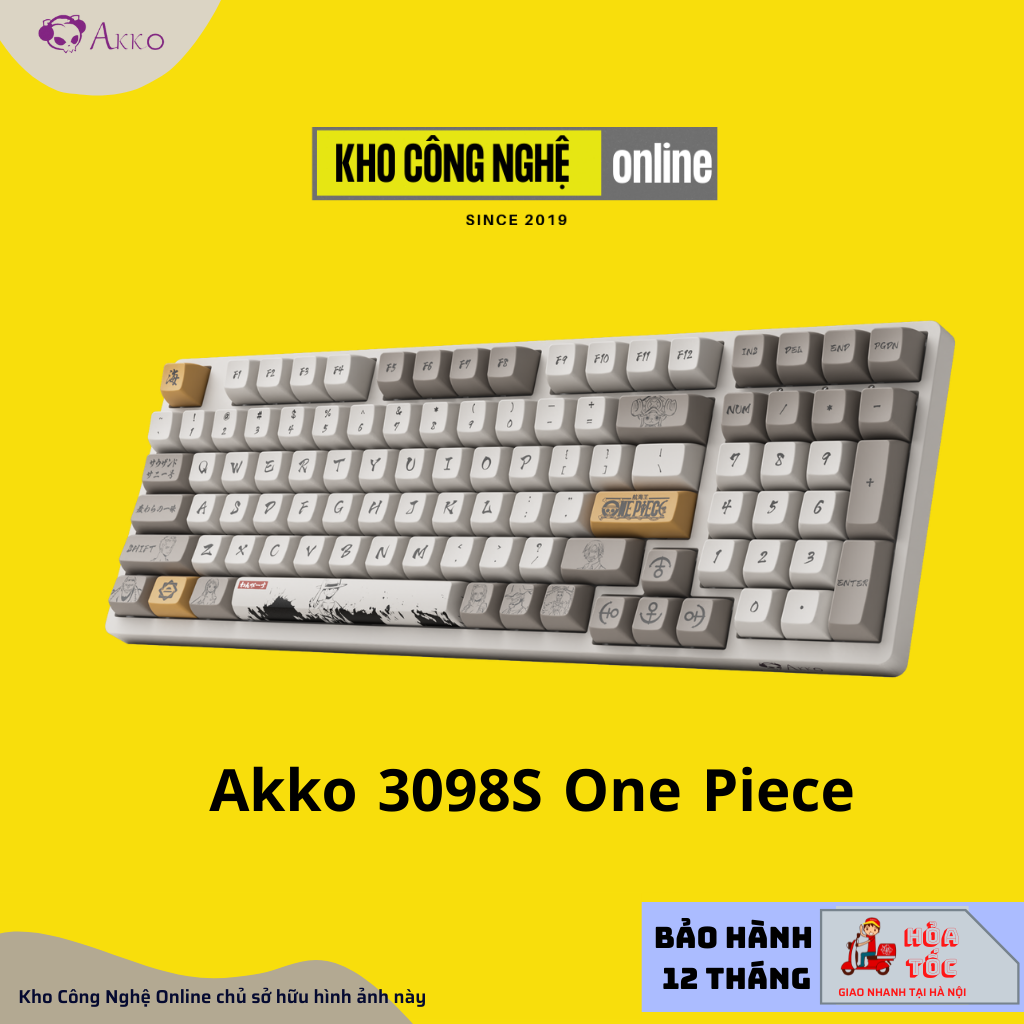Bàn phím cơ AKKO 3098S One Piece (Hotswap / RGB / Foam tiêu âm / AKKO CS Jelly sw)