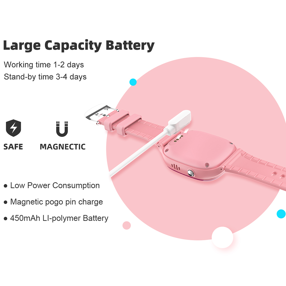 【Trusted】 KGG Children Kids SOS Phone Watch For With Photo IP67 Waterproof Smartwatch Boys Girls Gift For IOS Android.