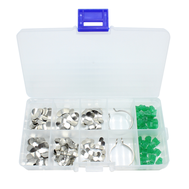 Trọn Bộ Dụng Cụ Ma Trận Nha Khoa Ma Trận Đường Viền Cắt 40 Chiếc Nêm Bổ Sung Silicon