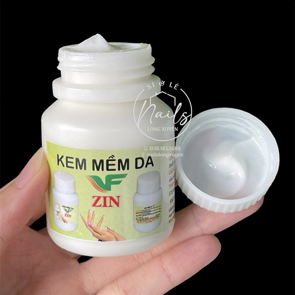 Kem mềm da Zin, kem mềm da làm móng (Hủ)