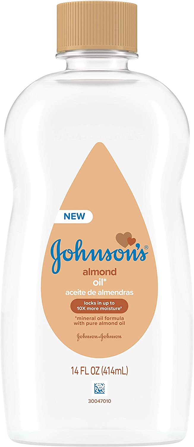 Dầu massage & giữ ẩm cho trẻ chiết xuất hạnh nhân Johnson s Baby Almond