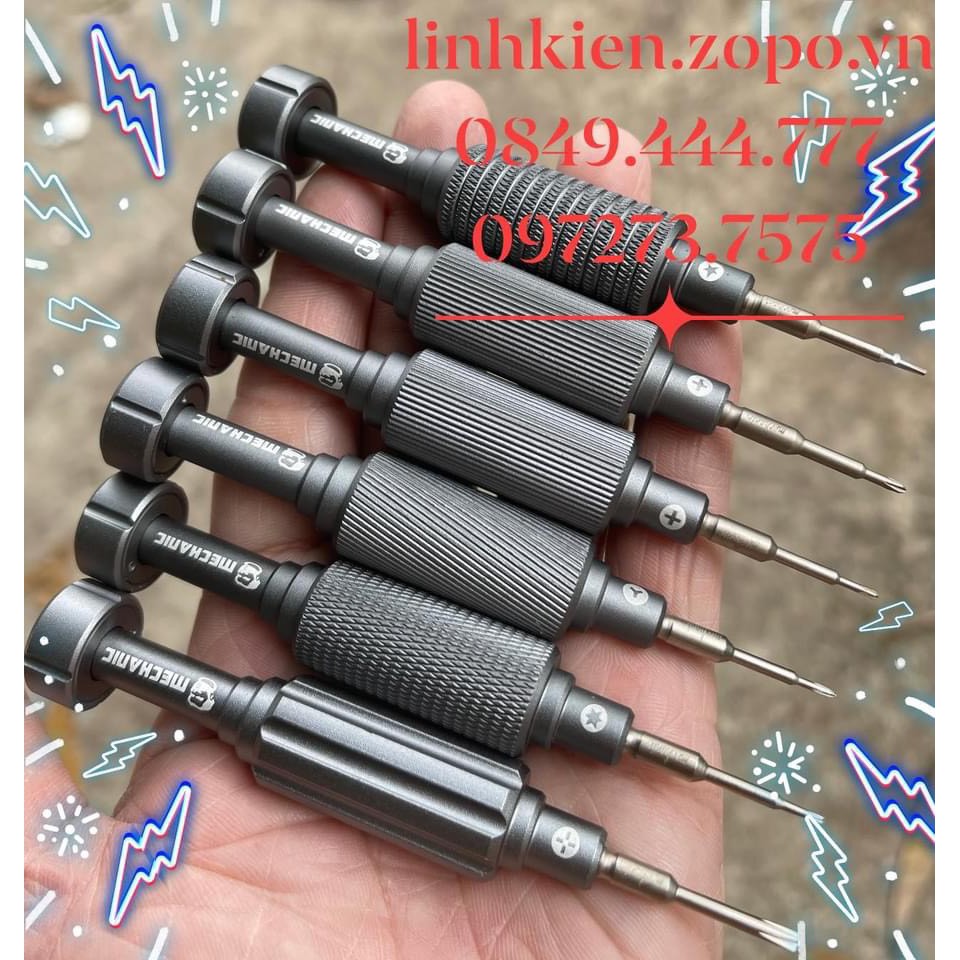 Bộ Tua Vít Mechanic 6 in 1 Mới Tròn
