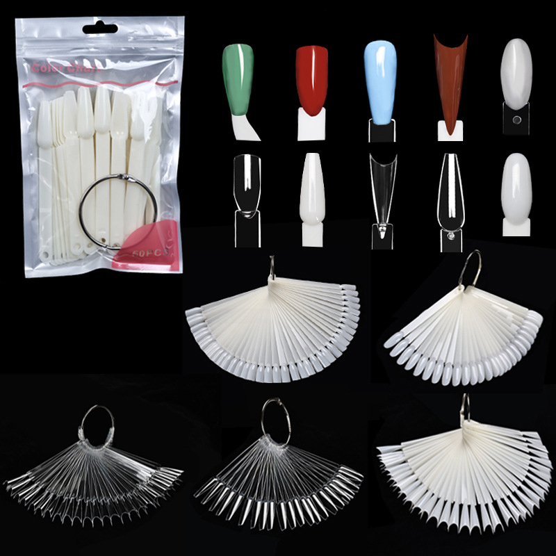 Display%20sample%20nail%20art%20fan%20color%20chart%20nail%20art%20Sales%20promotion%20multi%20style%20nail%20polish%20practice%20color%20chart%20-%20Image%203
