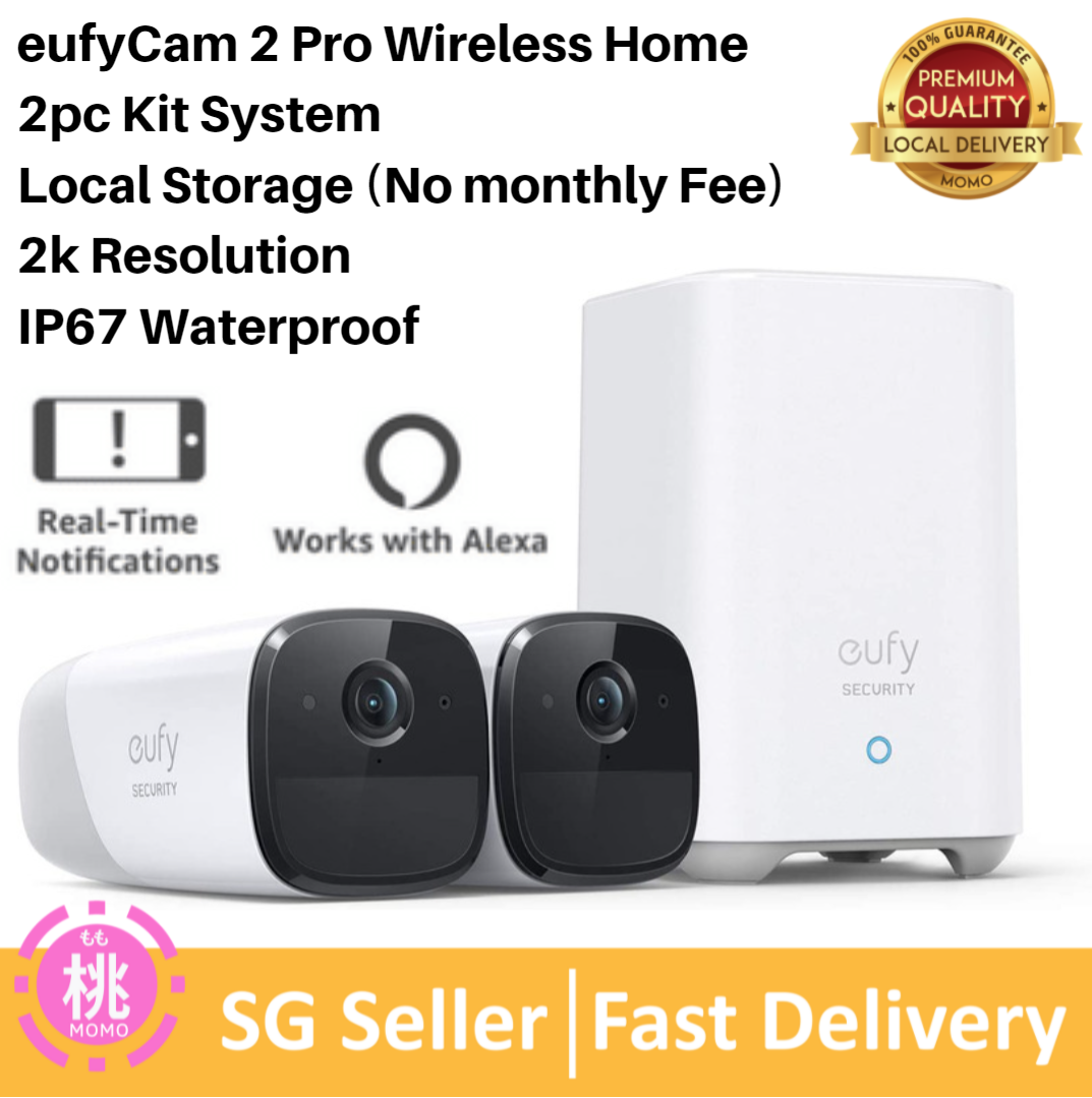 eufy security eufycam 2c pro 2k wireless home security system