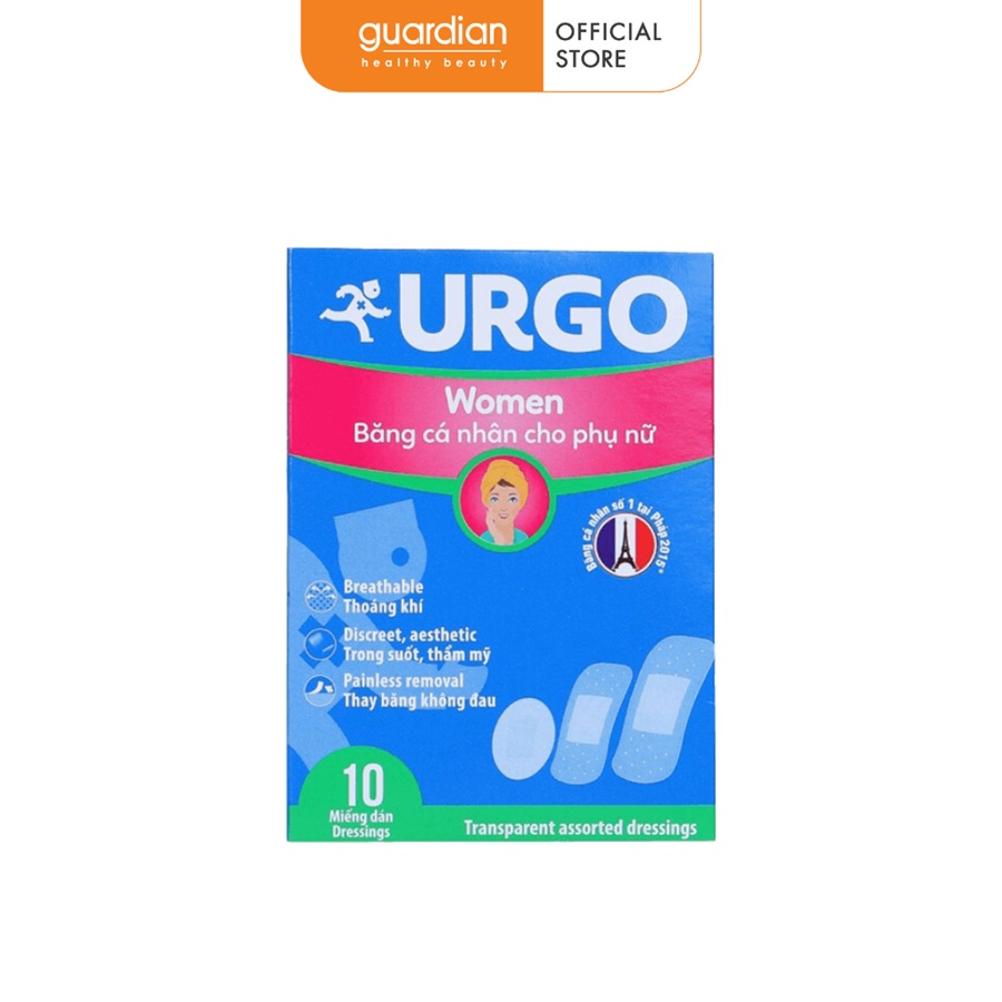 Băng Cá Nhân Dạng Gói Women Dành Cho Phụ Nữ Urgo 10 Miếng