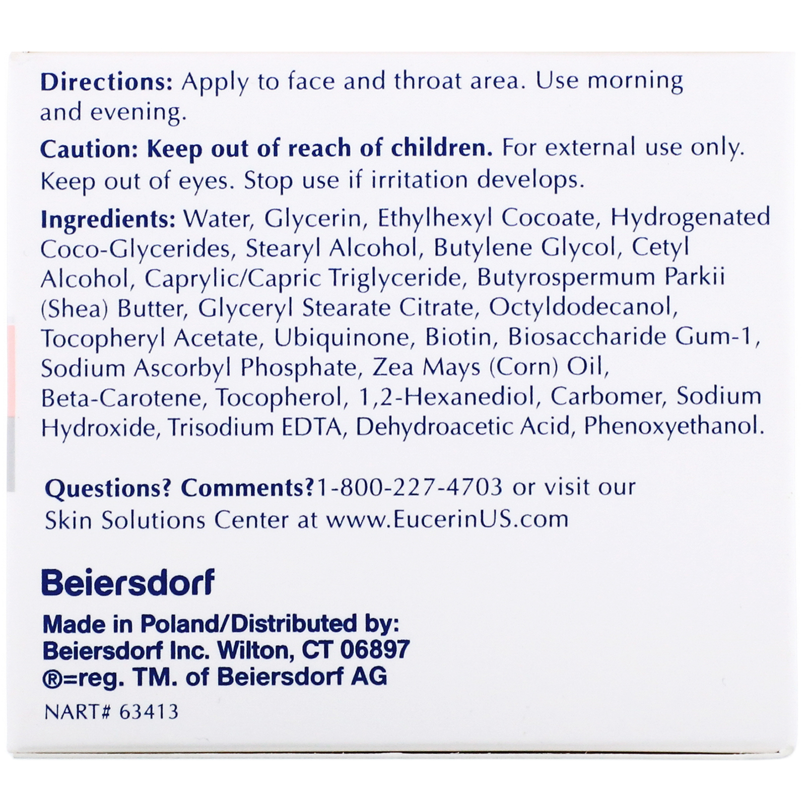 eucerin q10 day cream