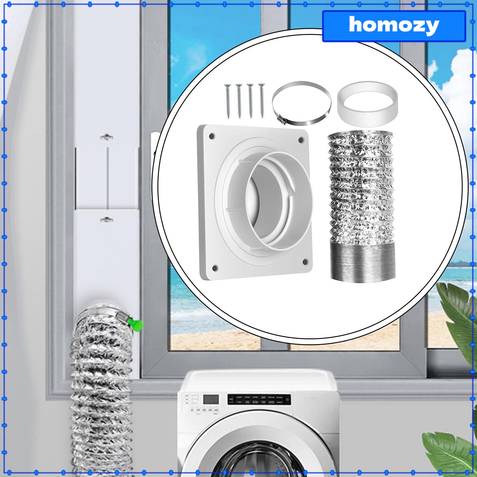 Homozy Vent Dryer Duct Connector Kit for Exhaust Fan Laundry Room Dryer