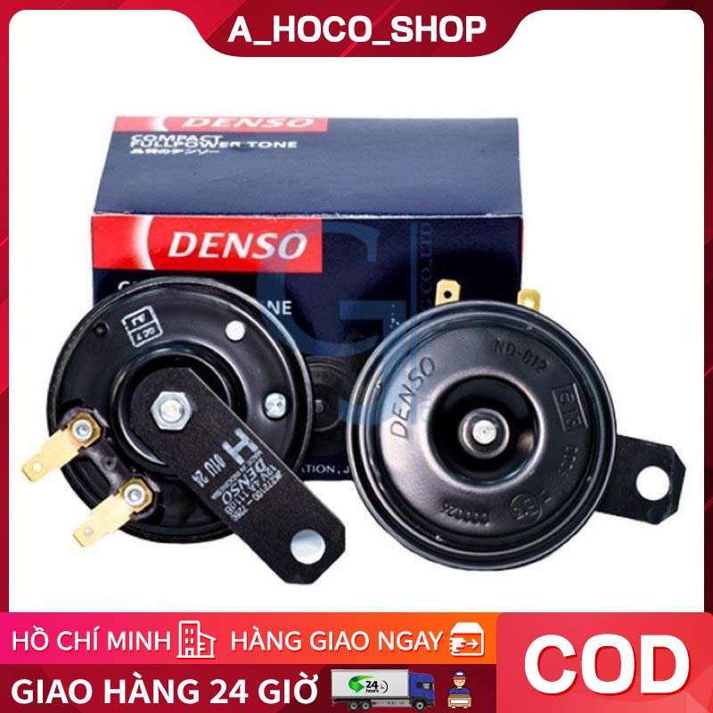 Còi đĩa, còi sên chính hãng Còi đĩa Denso 12V Chính Hãng Cho Ôtô xe máy Honda, Yamaha, Suzuki như Wave, Dream, Exciter, Cub, SH, Vision