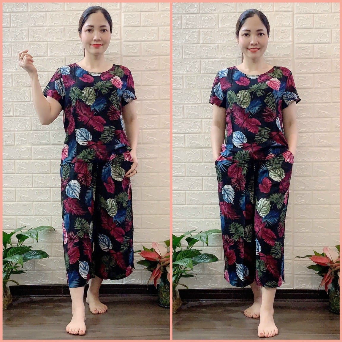 Đồ bộ trung niên nữ cao cấp
