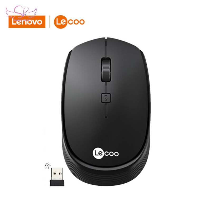 Lenovo ws202 wireless mouse 2.4ghz 1200dpi usb receiver portable optical mouse mice for pc notebook computer