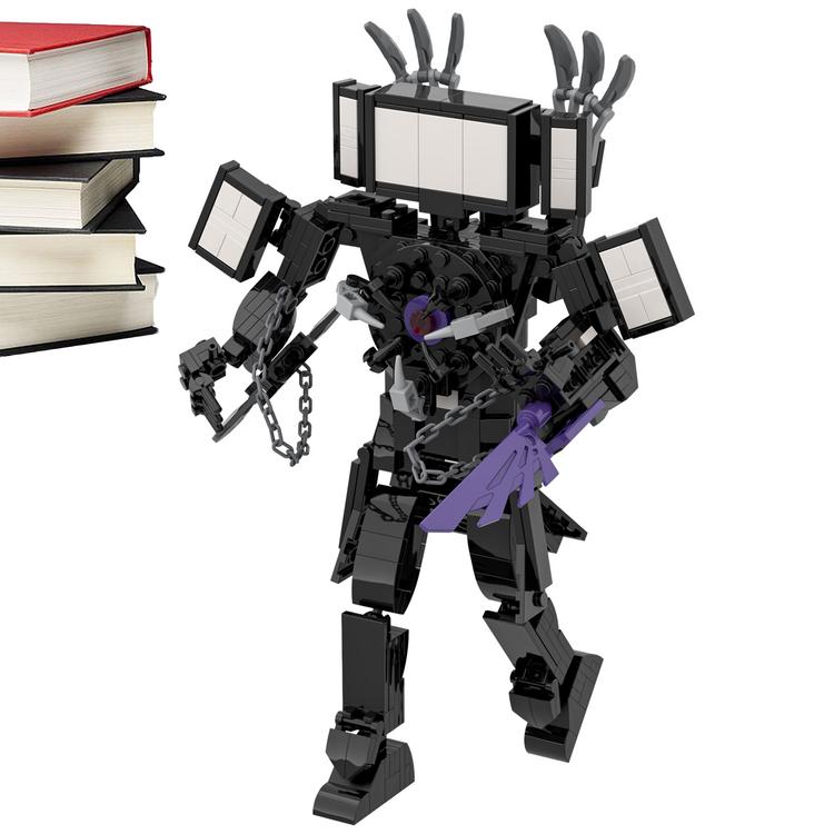 Mô hình tokoh TV Lelaki blok bangunan Anime watak permainan skibidi Set