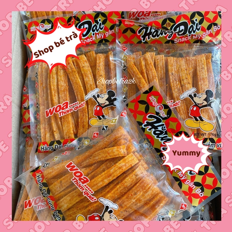 Snack Mỳ Gân Bò Hằng Đại, Snack Ngân Sốt Mới Tinh, Dai Ngon Hấp Dẫn