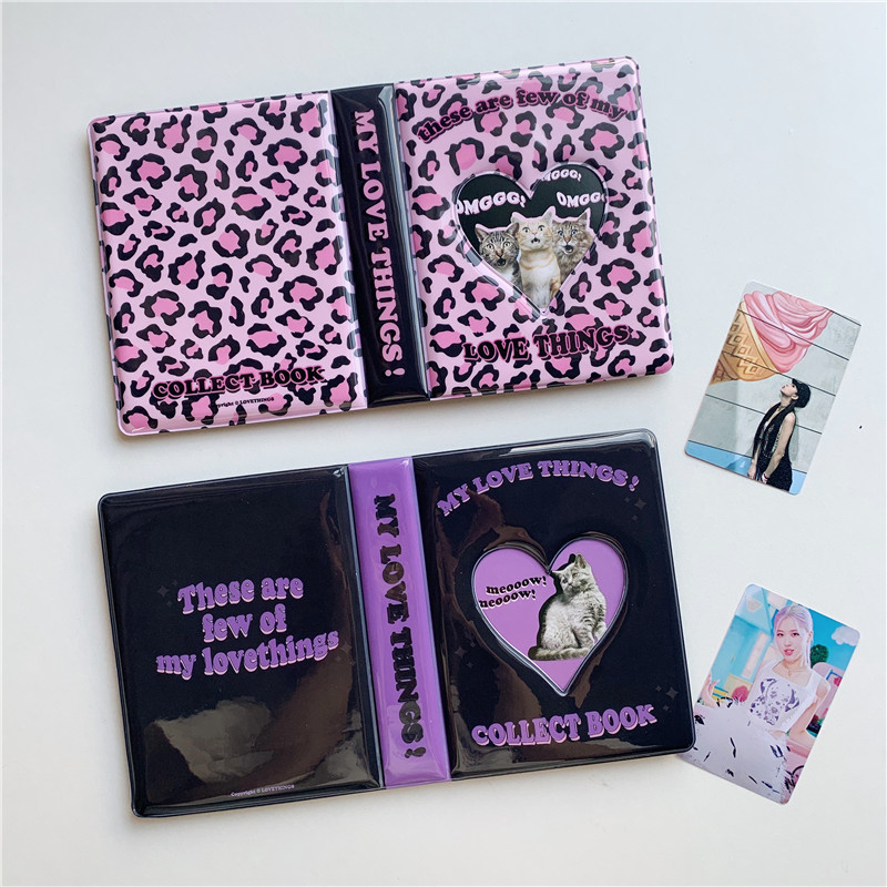 %E3%80%90The%20Quiet%20Page%E3%80%91Sharkbang%20Kawaii%203"%20Cat%20Collect%20Books%2020pcs%20Sleeves%20Bags%20Leopard%20Hollowed%20Heart%20Storage%20Card%20Album%20Postcards%20Collect%20Organizer%20-%20Image%208