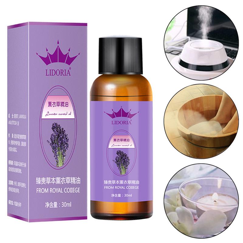 30ml Plant Essential Oils Aromatherapy Lavender Essence Oil Natural Relax Massage Oils. 