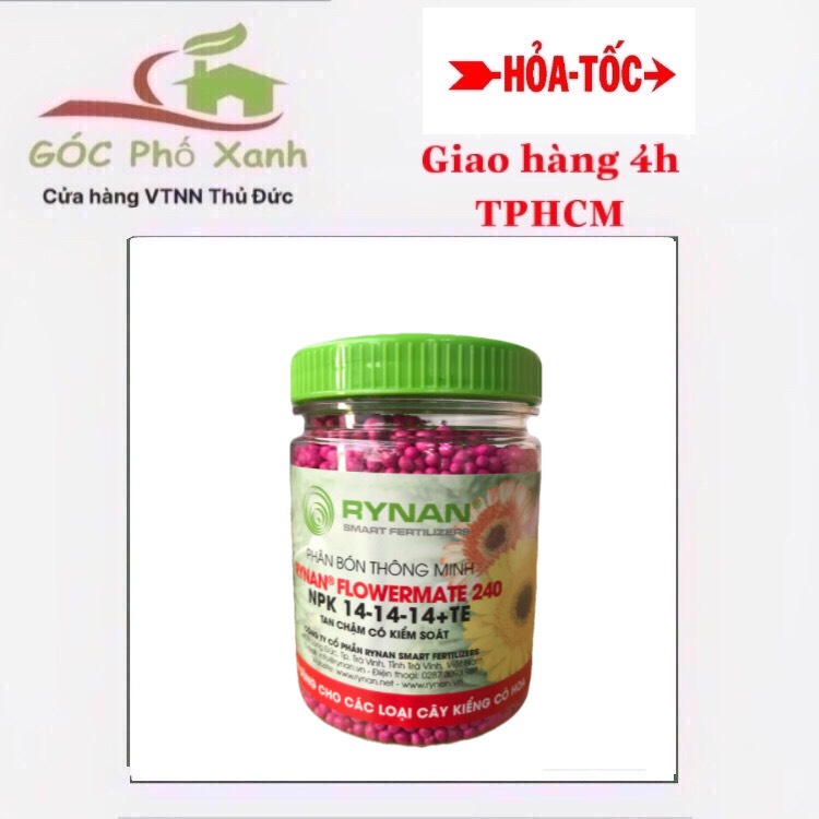 Phân bón cây kiểng Rynan 14-14-14+TE cho văn phòng