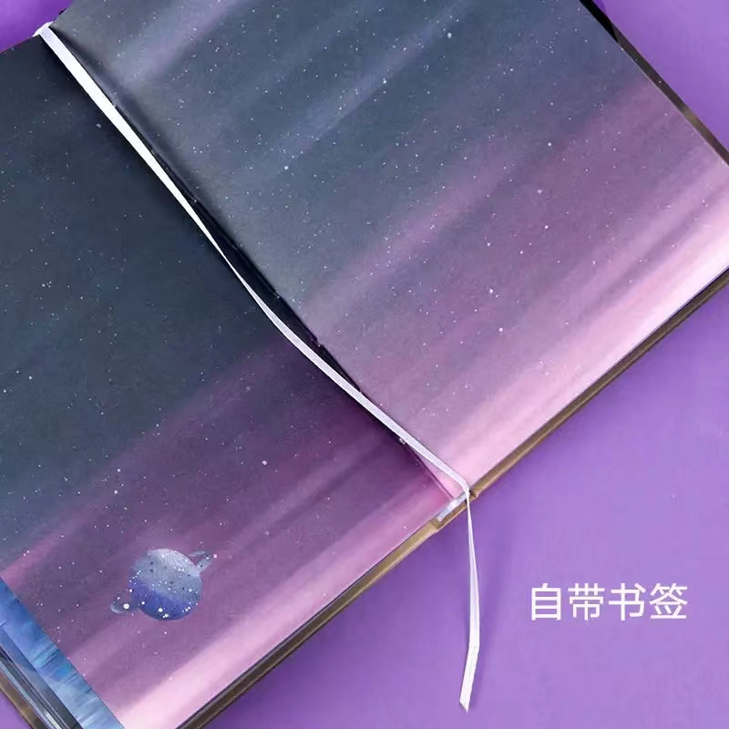 【GlowBound】Creative Universe Starry Sky Planet 112 Sheets Notebook ...