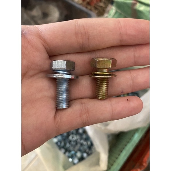 Ốc - Tán 7ly/8ly/10ly ren ngược máy cắt cỏ/cưa
