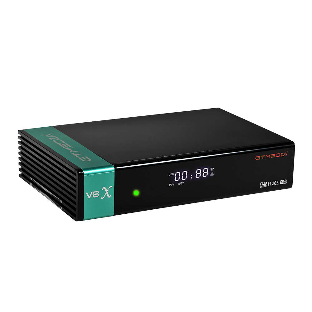 Digital Salite Receiver V8X H265 DVB-S2/S2X Built-in 2.4G WIFI GTmedia Decoder