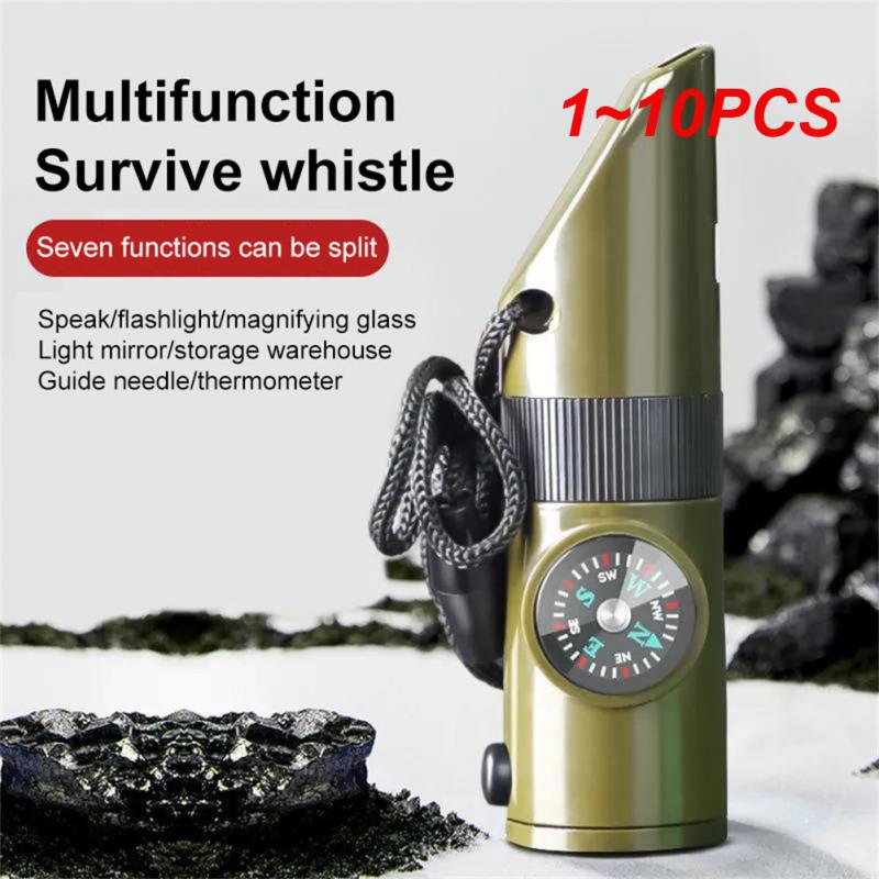 1~10PCS%20Multifunctional%20Whistle%20In%201%20Survival%20Whistle%20Trekking%20Thermometer%20Tools%20Magnifier%20Mirror%20With%20-%20Image%203