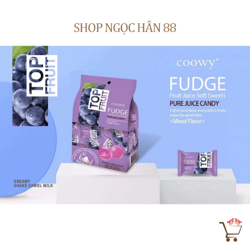 Kẹo dẻo trái cây top fruit coowy gói 320gr