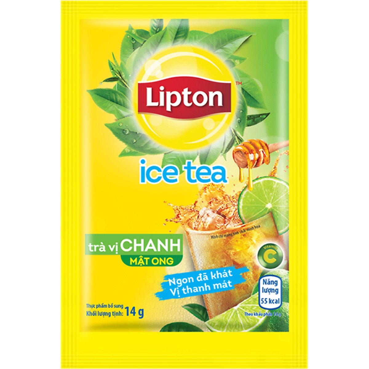 Trà chanh mật ong Lipton Ice Tea (16 Gói x 14g)