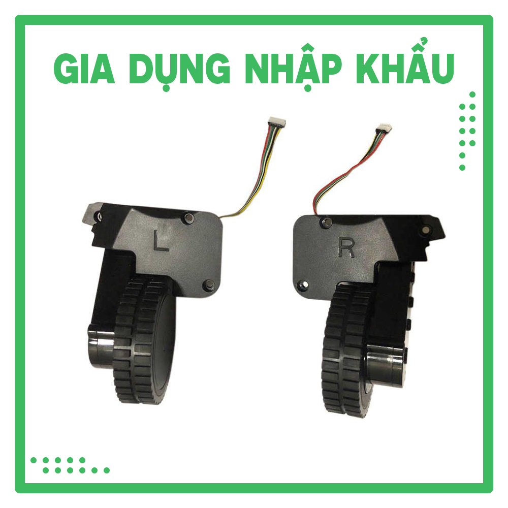 Bộ 2 Bánh xe thay thế dành cho Robot hút bụi Liectroux C30B - hàng chính hãng