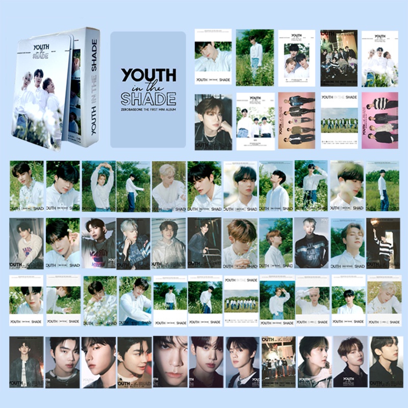 Kpop zb1 youth in the shade 54 album cards zerobaseone small card collector card