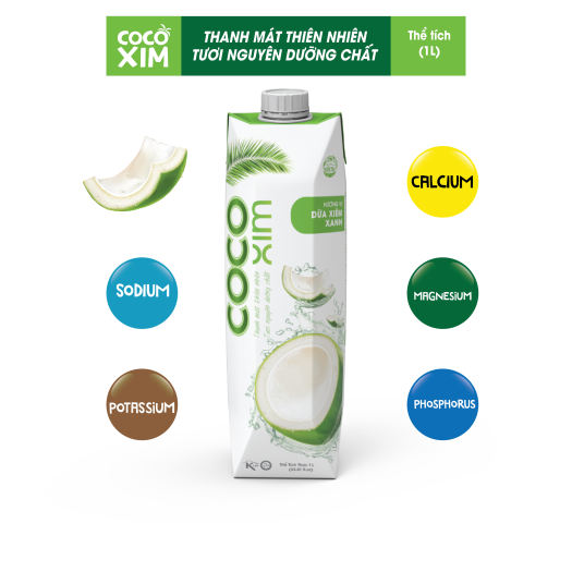 Nước dừa xiêm Cocoxim 1 lít