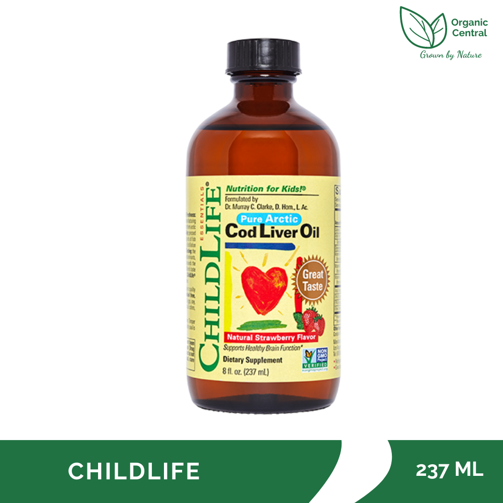 ChildLife Pure Arctic Cod Liver Oil Natural Strawberry 237mL Lazada PH