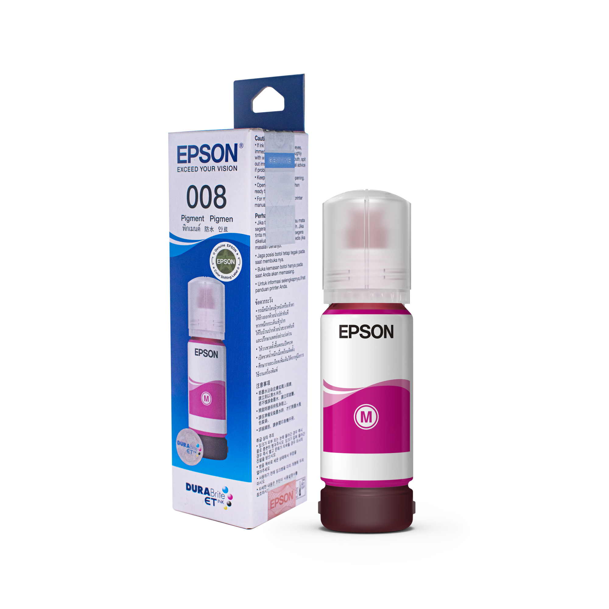 Epson 008 ink bottle for EcoTank L15150, L15160, M15140 Printer (Black