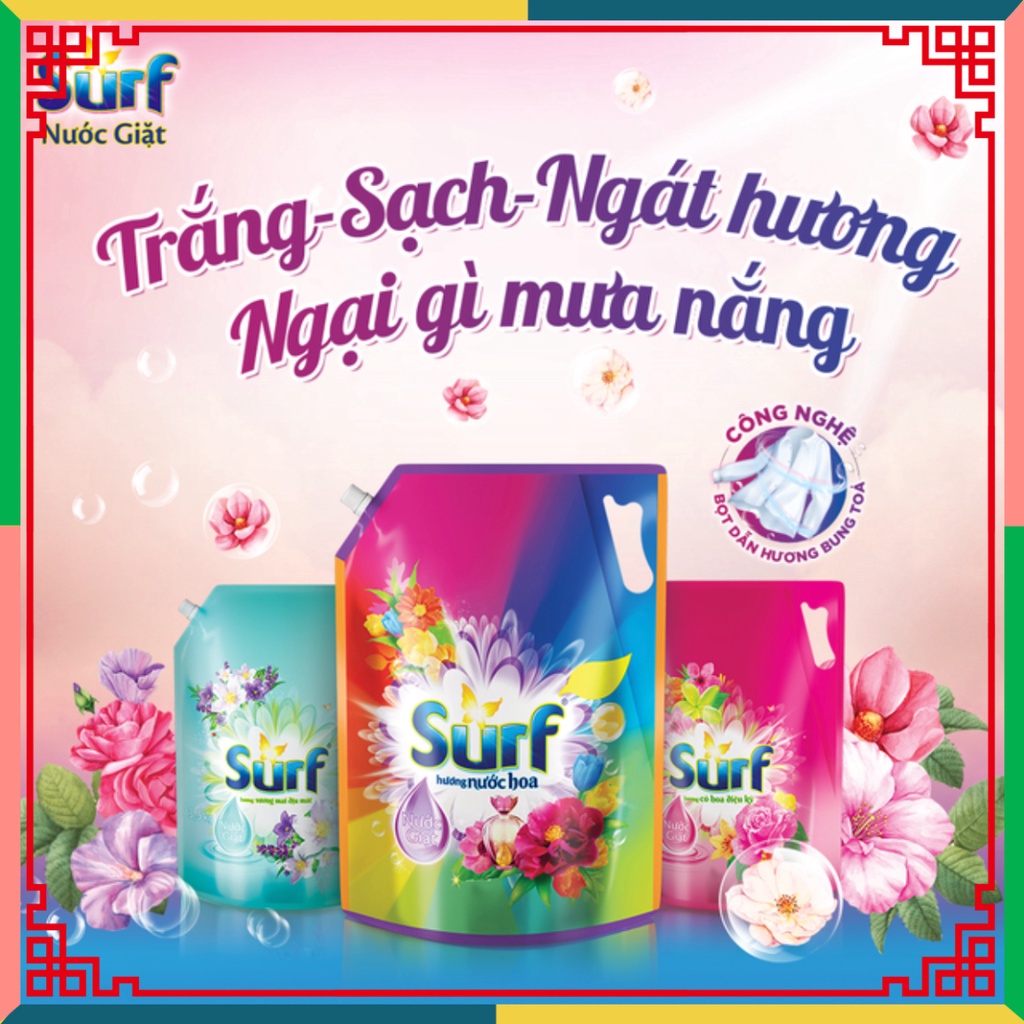 Nước giặt Surf túi 3.3kg/3.1L