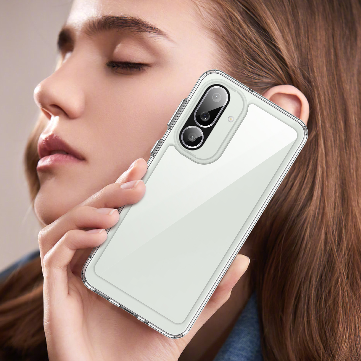 Samsung Galaxy F56 5G Case,Clear Shockproof Phone Case Transparent Cover for Samsung Galaxy F56 5G.