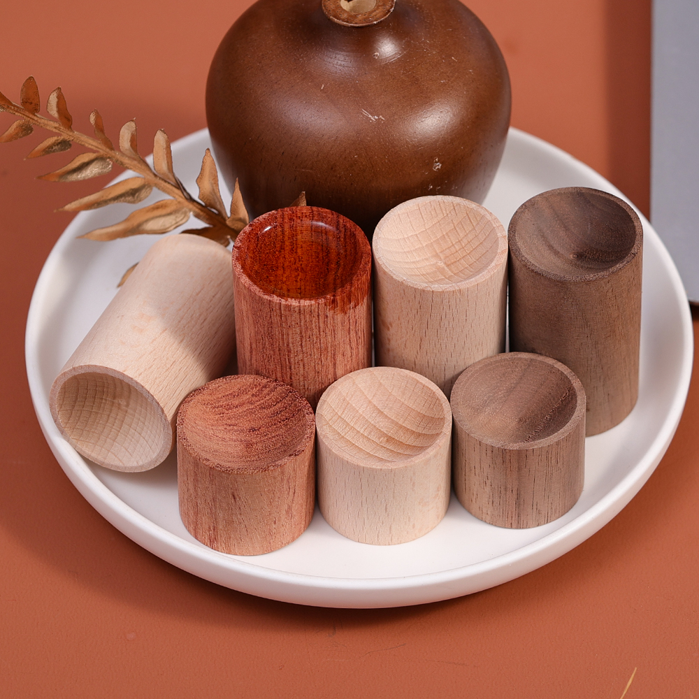 Cylinder Essential Oil Aromatherapy Diffuser Resuable Indoor Expanded Fragrant Wood Refreshing Sleep Aid Wooden Diffuser