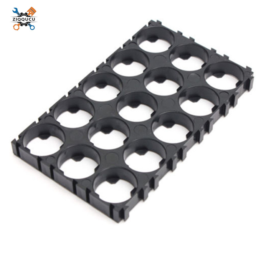 Ziqqucu 18650 Lithium Battery Cell Holder 3x5 Cell Spacer Bracket Stand Battery Storage Box for DIY Fixed 18650 Battery