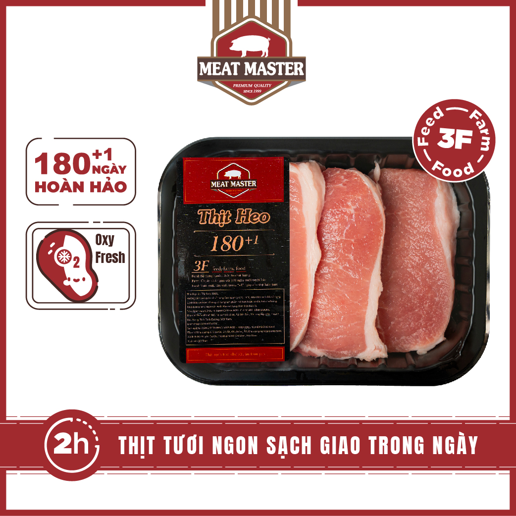 HCM giao hỏa tốc Cốt lết heo Meat Master  400G