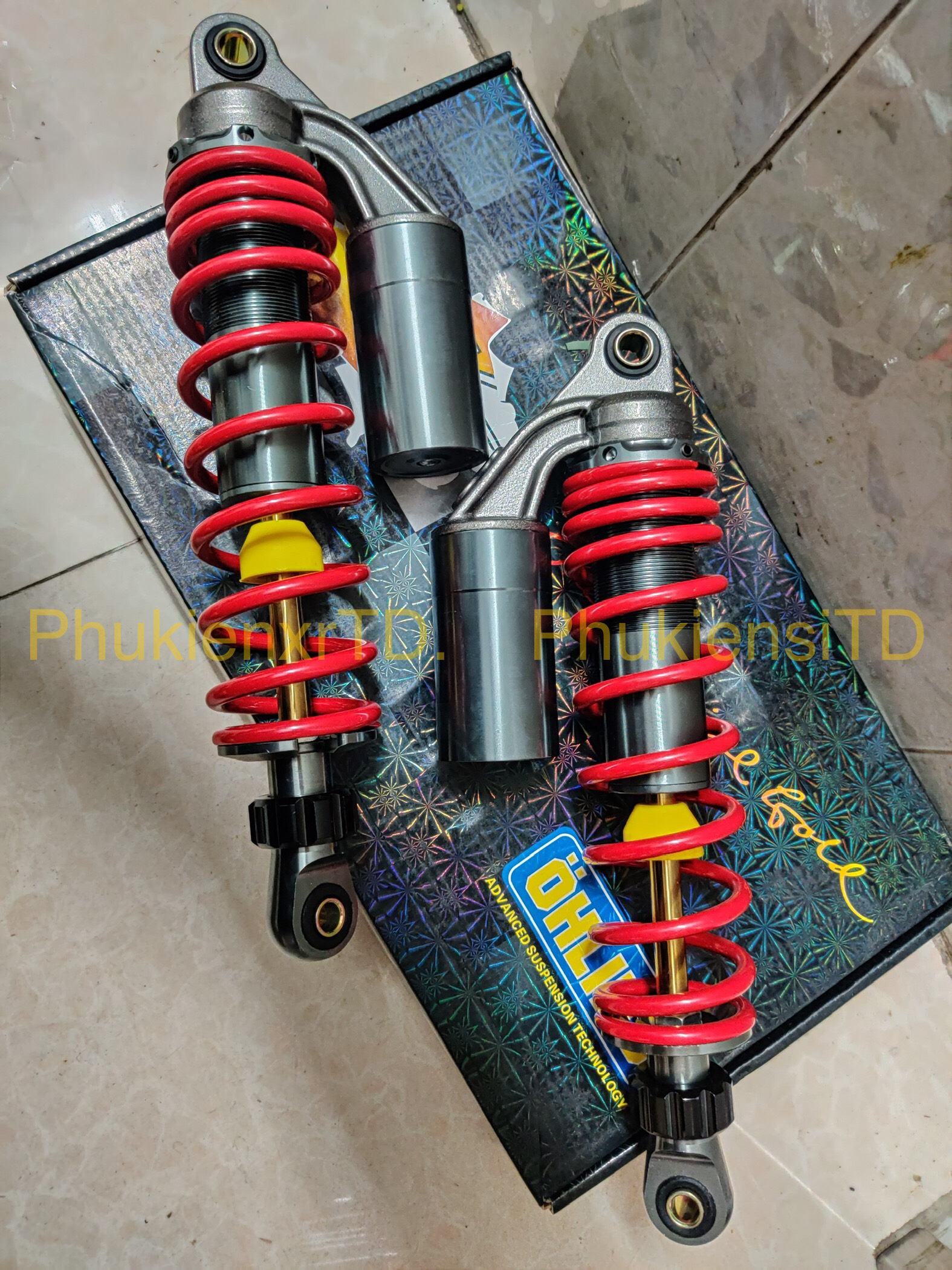 Phuộc RCB NITRON bình dầu lắp Dr Wave Elegant Axelo Future Charly Cub Sirius Jupiter Taurus Caphe Suviva Magic...