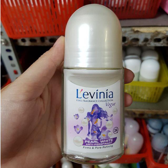 Lăn khử mùi dưỡng trắng da Levinia 70ml chính hãng