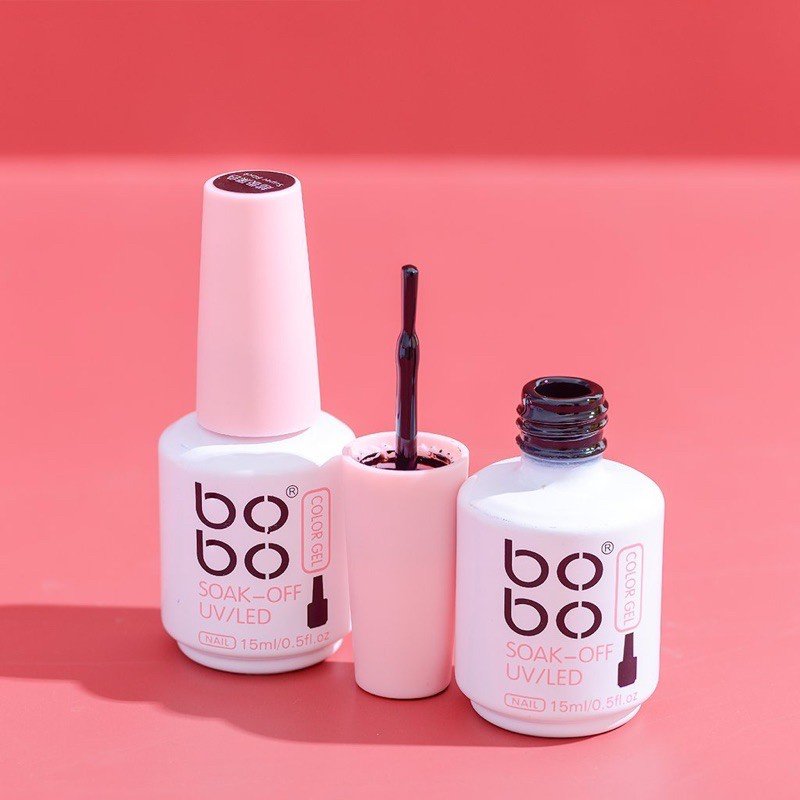 [HCM]Sơn Gel Bobo Đen, Trắng Và Đỏ - Chai 15ml