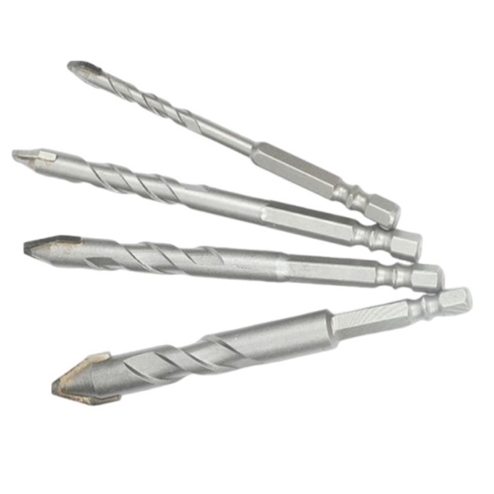 Toolstar 1Pcs Ceramic Tile Glass Triangular Drill Bit 6/8/10/12mm For Concrete Plastic Soft Metal