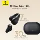 Baseus Bass 15 Clip Open-Ear TWS Earbuds Earphone Clip-Ons Sports Headphones Ultra Lightweight Long Battery Low Latency with 3dB 2-mic ENC. 