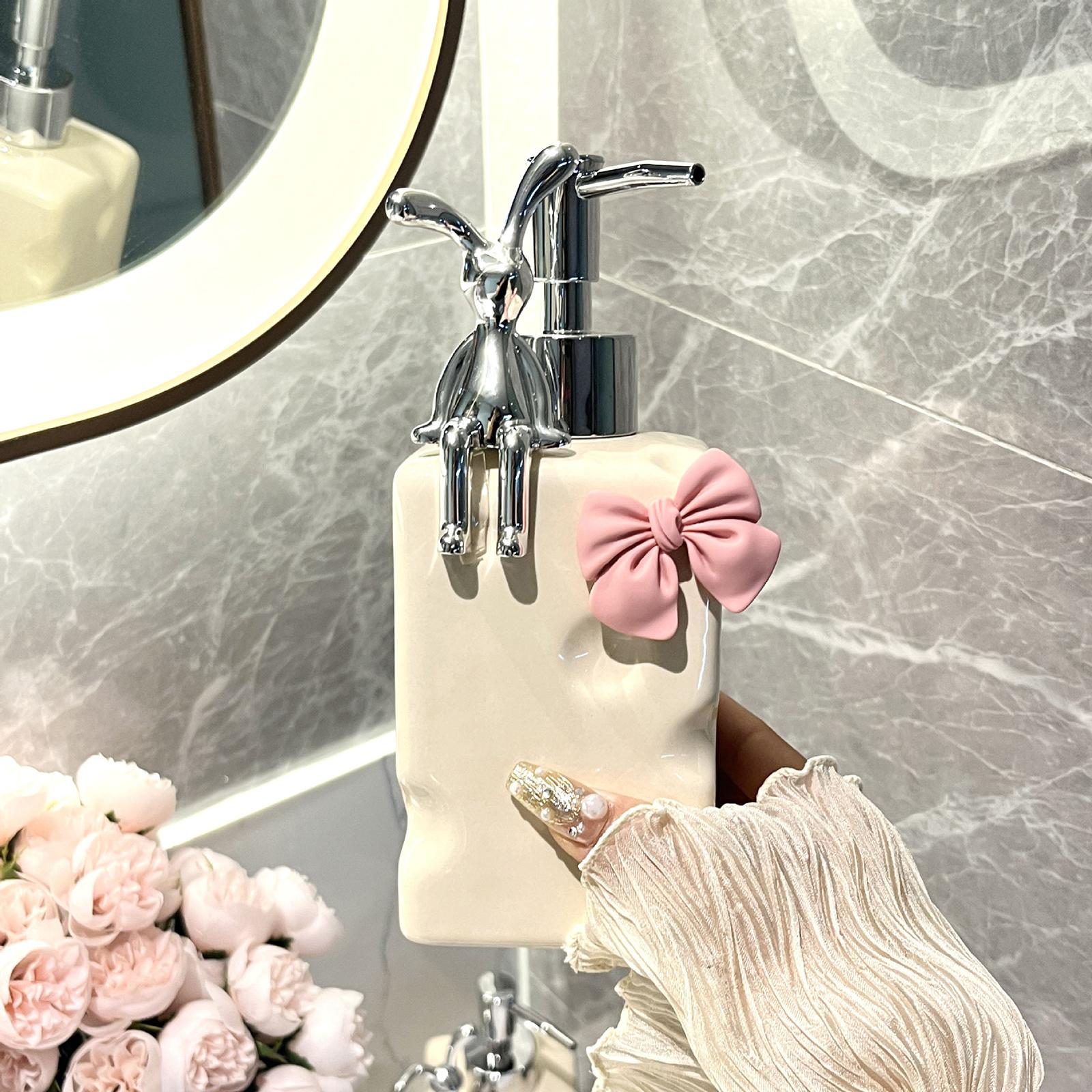 Taixer Xà phòng rửa tay bình đựng dung dịch bơm hộp đựng xà phòng mạnh mẽ Nordic rỗng bơm chai lotion cho Vanity nhà vệ sinh nhà hàng phòng tắm