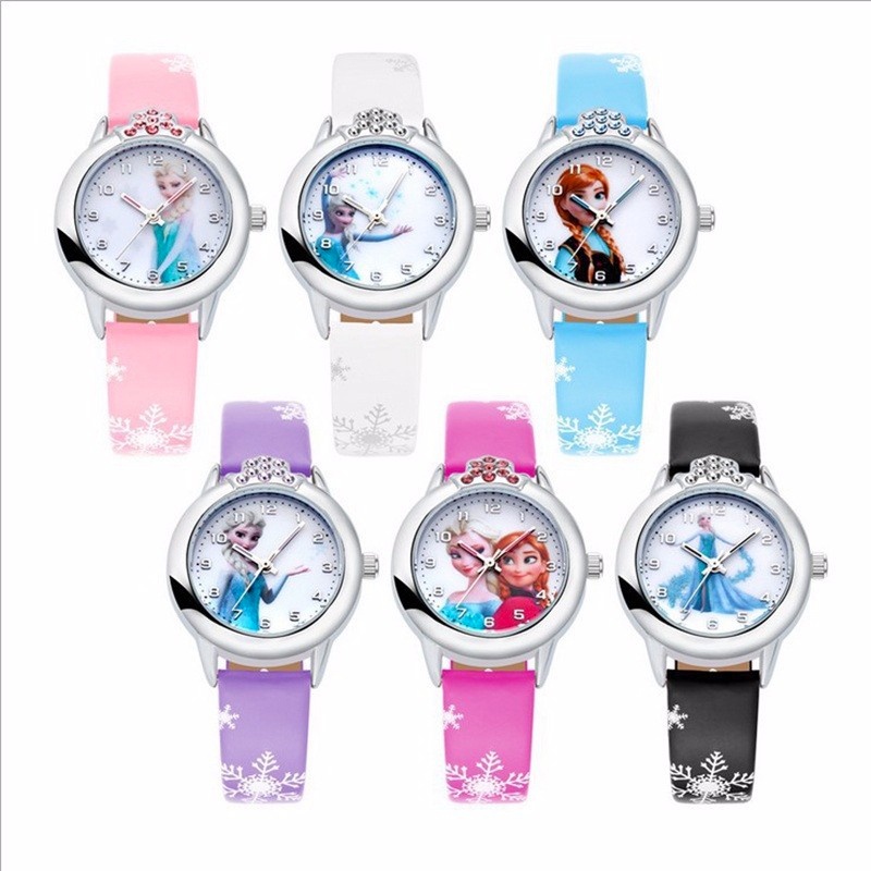 Đồng hồ Elsa & Anna cho bé gái