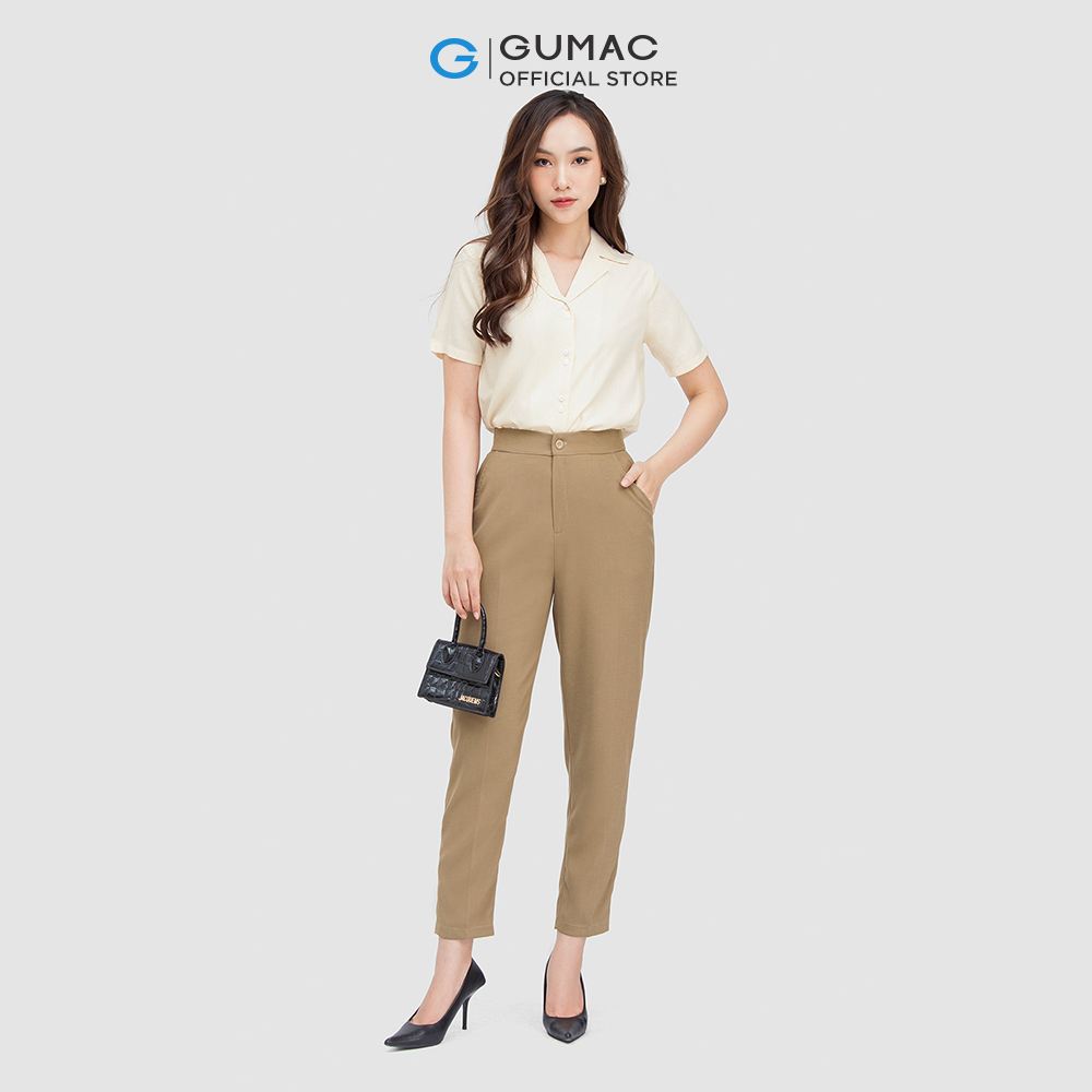 Quần tây nữ GUMAC QC05041 ống đứng