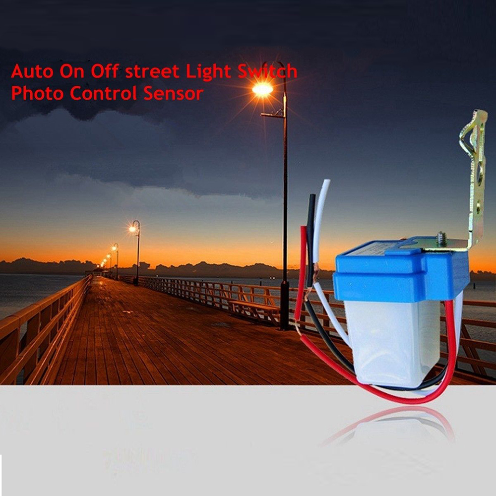 Seasboat AC 220V 16A Automatic Auto On Off Street Light Switch Photo Control Sensor
