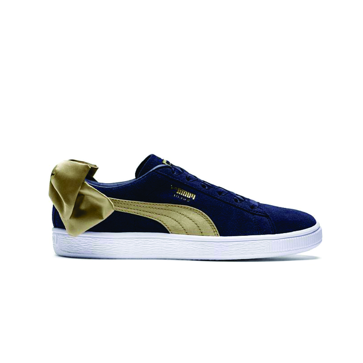 puma suede bow varsity women's sneakers