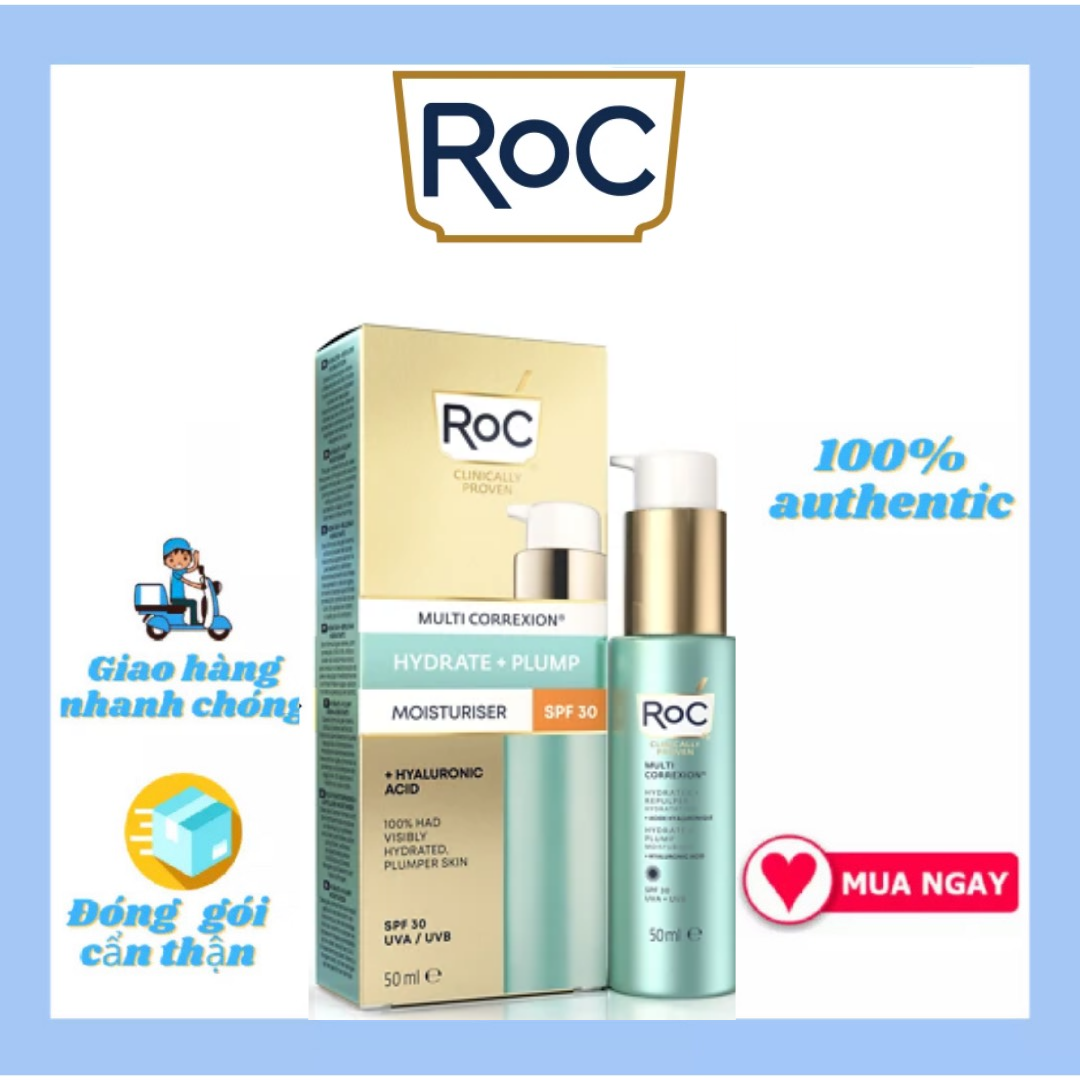 Kem Dưỡng Chống Nắng Roc Multi Correxion Hydrate + Plump Moisturizer SPF 30 (50mL)