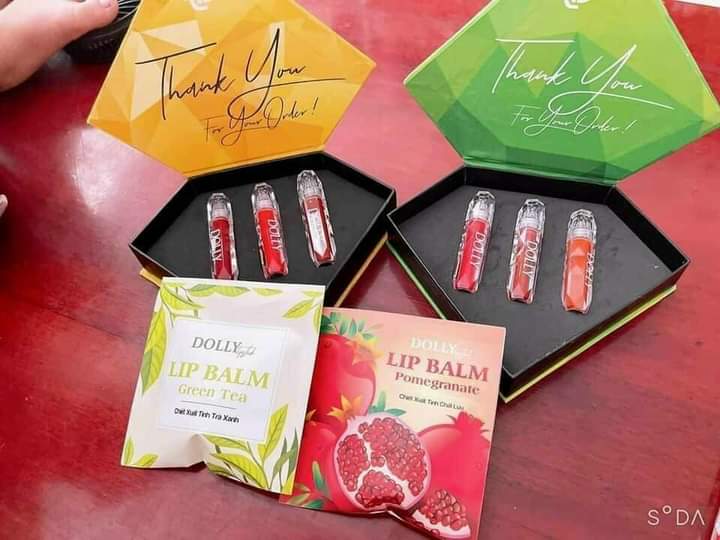 Son kem siêu lì Set 3 cây chính hãng Dolly ( lựa màu son tùy thích )