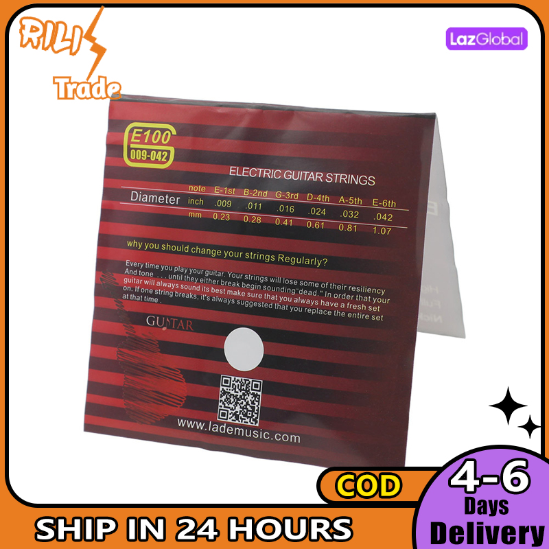 Electric Guitar Strings Replacement Multi Size Stainless Steel Strings Set Musical Instrument Accessories